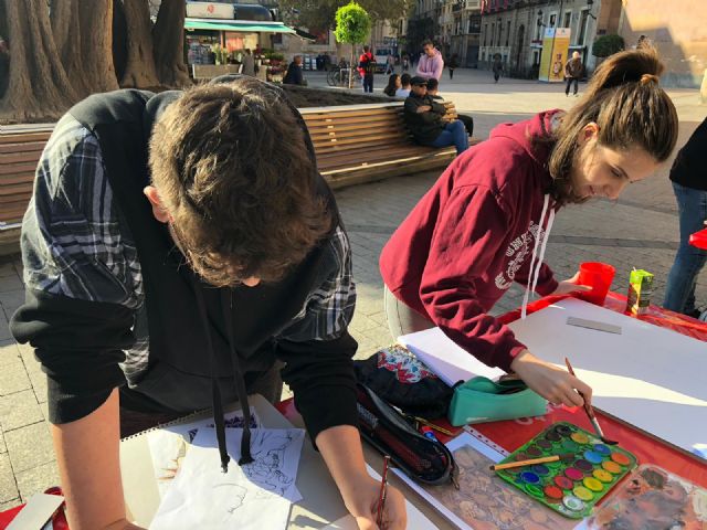 El talento joven totanero puso sus pinceles al servicio del maestro Jos Mara Prraga - 4