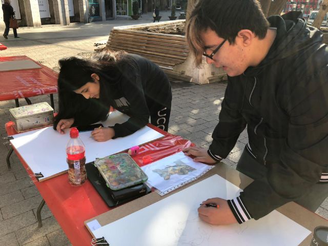 El talento joven totanero puso sus pinceles al servicio del maestro Jos Mara Prraga - 5