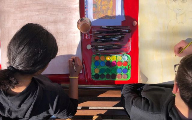 El talento joven totanero puso sus pinceles al servicio del maestro Jos Mara Prraga - 7