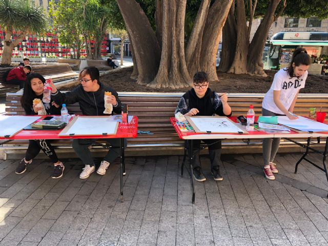 El talento joven totanero puso sus pinceles al servicio del maestro Jos Mara Prraga - 8