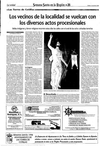 La Cofrada del Cristo Resucitado y San Pedro de Las Torres de Cotillas cumple cuarenta años - 8