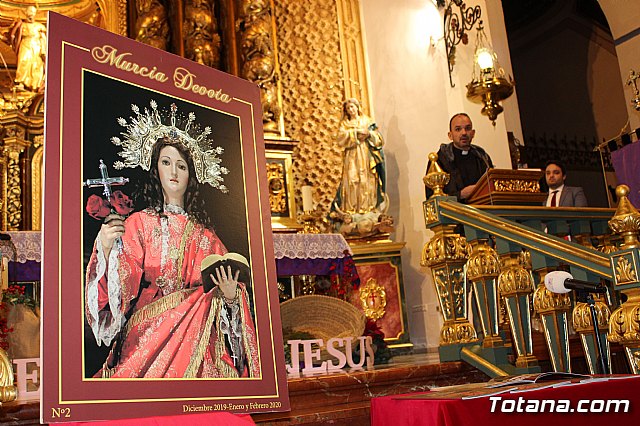 Se presenta el nº 2 de la revista Murcia Devota, cuya portada est protagonizada por la Patrona de Totana, Santa Eulalia de Mrida - 35
