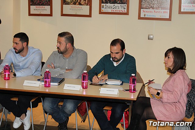 El alcalde felicita al Nazareno de Honor y a la Pregonera de la Semana Santa del 2020 , Jos Antonio Garca Snchez y Carmen Ibñez Aznar - 9