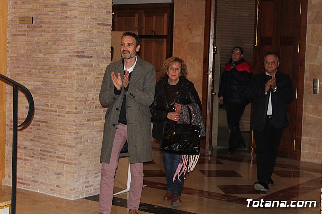 El alcalde felicita al Nazareno de Honor y a la Pregonera de la Semana Santa del 2020 , Jos Antonio Garca Snchez y Carmen Ibñez Aznar - 16