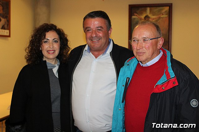 El alcalde felicita al Nazareno de Honor y a la Pregonera de la Semana Santa del 2020 , Jos Antonio Garca Snchez y Carmen Ibñez Aznar - 22