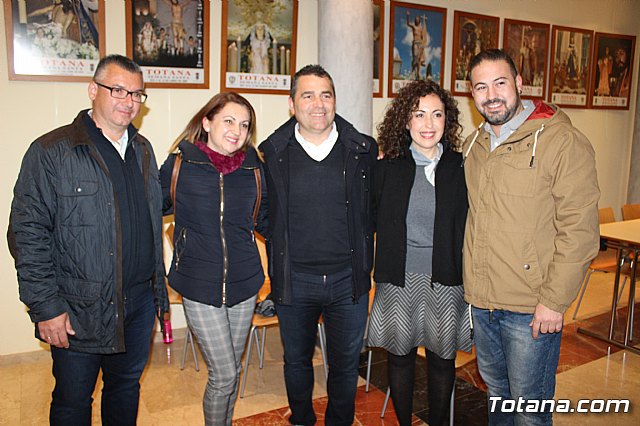 El alcalde felicita al Nazareno de Honor y a la Pregonera de la Semana Santa del 2020 , Jos Antonio Garca Snchez y Carmen Ibñez Aznar - 34