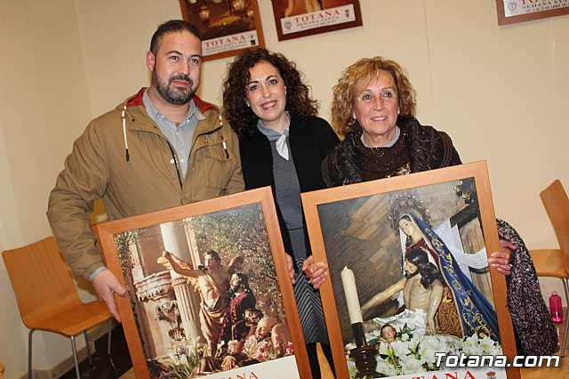 El alcalde felicita al Nazareno de Honor y a la Pregonera de la Semana Santa del 2020 , Jos Antonio Garca Snchez y Carmen Ibñez Aznar - 36