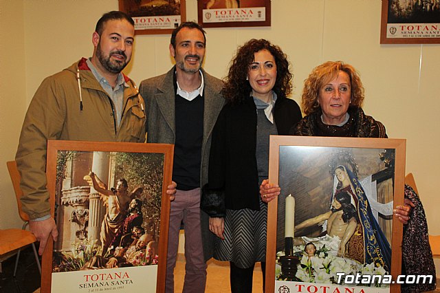 El alcalde felicita al Nazareno de Honor y a la Pregonera de la Semana Santa del 2020 , Jos Antonio Garca Snchez y Carmen Ibñez Aznar - 37