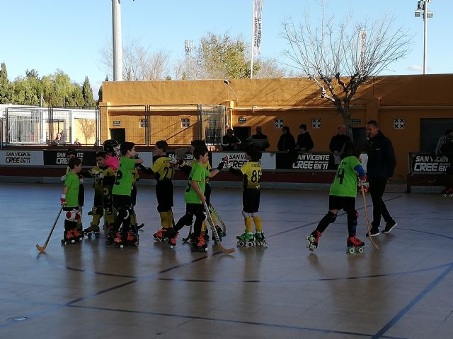 Doble victoria de los benjamines del Club Hockey Patines Totana en la Liga Valenciana - 3