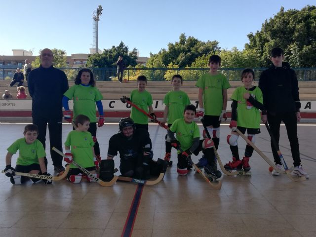 Doble victoria de los benjamines del Club Hockey Patines Totana en la Liga Valenciana - 7