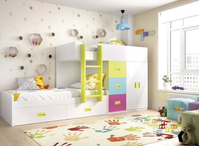 En primavera, Menamobel propone llenar de color la habitación de los niños para potenciar su energía - 1, Foto 1
