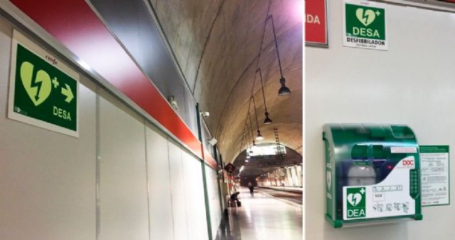 Salvan una vida gracias al desfibrilador de la estación de Atocha RENFE - 1, Foto 1