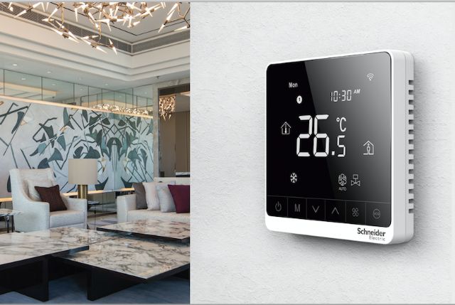 Sistemas de climatización más eficientes con la nueva gama de termostatos digitales de Schneider Electric - 1, Foto 1