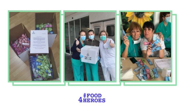Natural Athlete dona barritas energéticas a personal sanitario de Madrid a través de Food4Heroes - 1, Foto 1