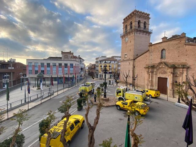 Bomberos forestales ya se encuentran en Totana para realizar trabajos de limpieza y desinfeccin en puntos estratgicos del municipio - 4