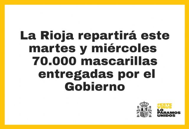 Durante el martes y el miércoles se repetirán 70.000 mascarillas en La Rioja - 1, Foto 1