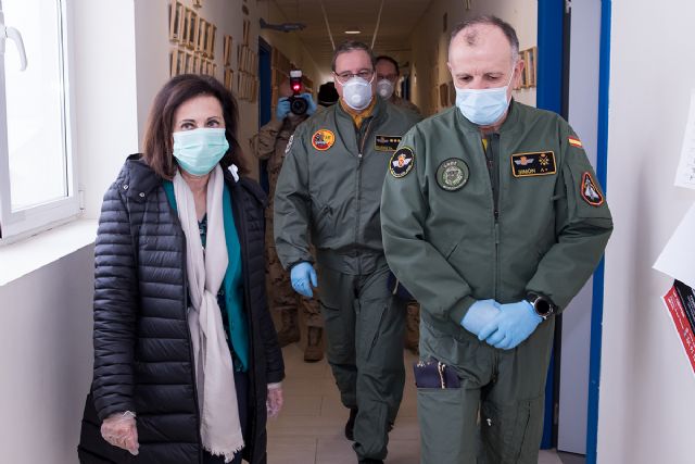 Robles reconoce la contribución y el espíritu de servicio del Ejército del Aire en la Operación Balmis - 1, Foto 1