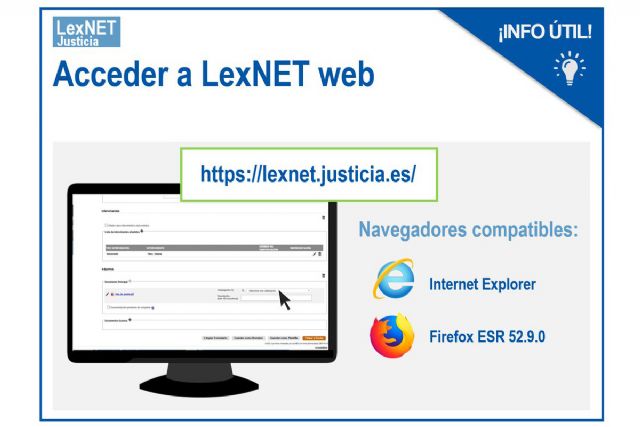 La presentación de escritos iniciadores por LexNET se incrementó un 15% respecto a 2019 con la reactivación del servicio - 1, Foto 1