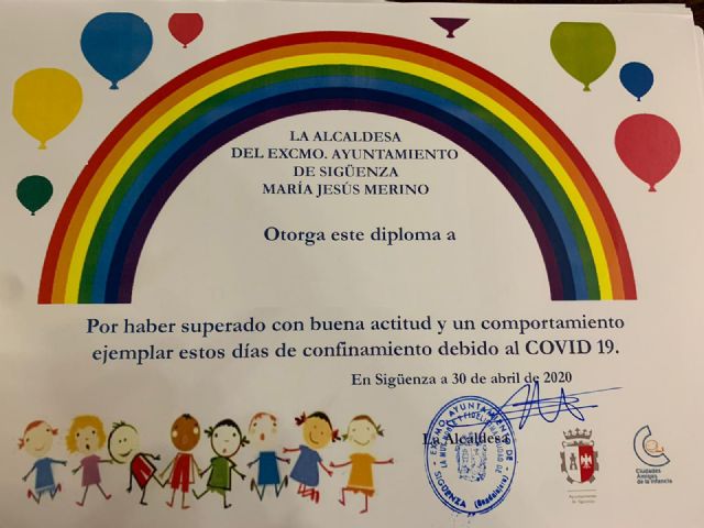 Sigüenza reconoce el comportamiento ejemplar de sus niños y niñas durante el confinamiento - 1, Foto 1