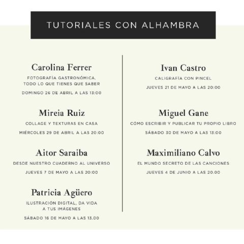 Momentos Alhambra invita a vivir la música, la gastronomía y la cultura desde casa - 1, Foto 1