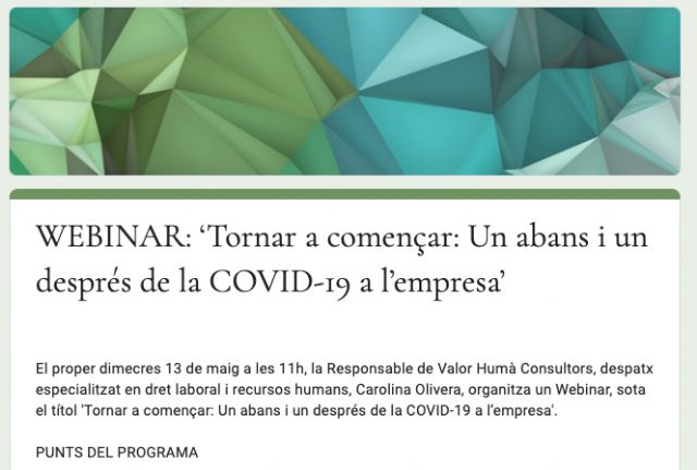 Valor HumÃ  prepara un webinar para analizar el antes y el después del Covid-19 - 1, Foto 1