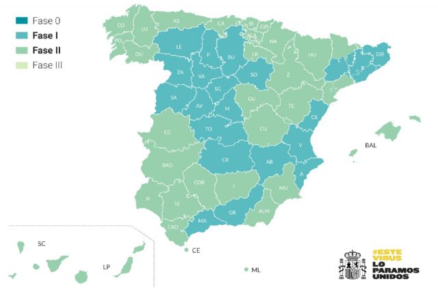 Salvador Illa: El lunes toda España estará, al menos, en fase 1 y el 47% de la población en fase 2 - 1, Foto 1