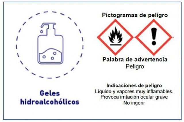 Etiquetado e indicaciones de seguridad para el uso y conservación de geles y soluciones hidroalcohólicas - 1, Foto 1