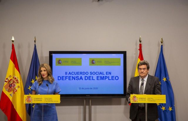 El Gobierno alcanza un acuerdo con los agentes sociales para prorrogar los beneficios de los ERTE hasta el 30 de septiembre - 1, Foto 1
