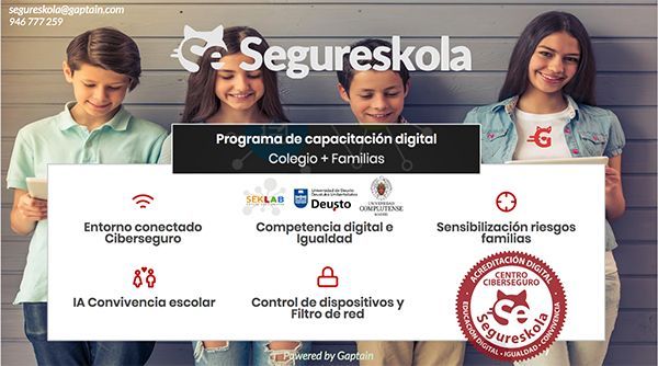 Segureskola, ciberseguridad en las aulas - 1, Foto 1