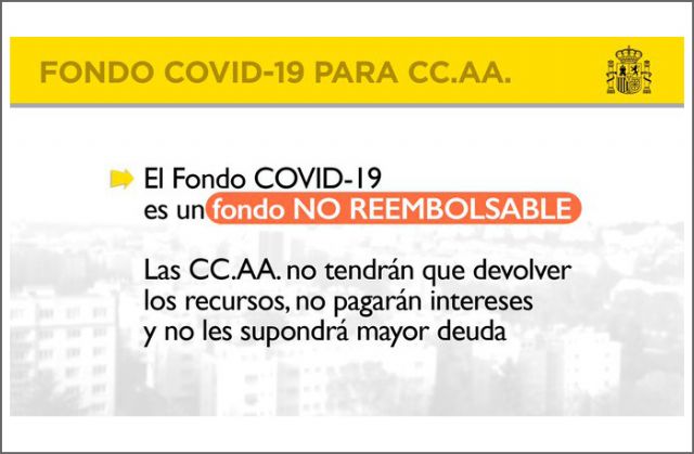 Hacienda aprueba el reparto de 6.000 millones del primer tramo del Fondo COVID-19 para las comunidades autónomas - 1, Foto 1