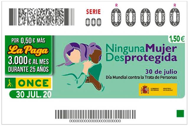 La Delegación Contra la Violencia de Género y la ONCE se unen para difundir 5,5 millones de cupones en el Día Internacional Contra la Trata - 1, Foto 1
