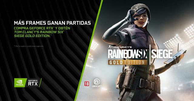 El Mega-Hit ‘Tom Clancy’s Rainbow Six Siege’ incluído con las gráficas GeForce RTX - 1, Foto 1