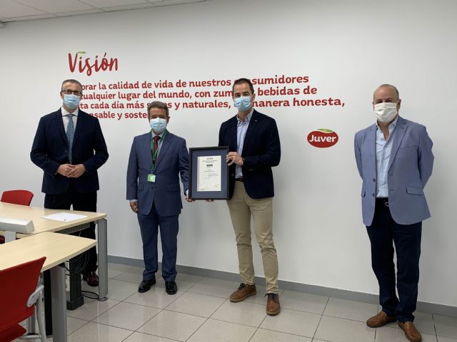 Juver Alimentación, obtiene el Certificado RESIDUO CERO otorgado por AENOR, y con reconocimiento internacional - 1, Foto 1