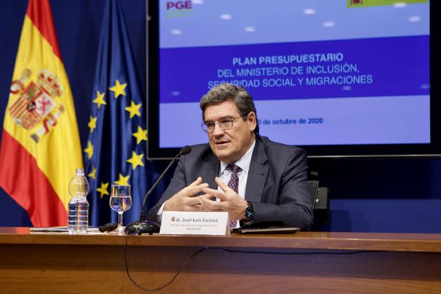 Escrivá: El presupuesto de 2021 nos permitirá dar certidumbre a los pensionistas, desplegar por completo el Ingreso Mínimo Vital y reforzar la autonomía del sistema de acogida - 1, Foto 1