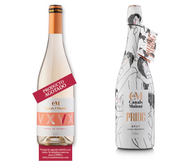 Gran éxito del nuevo vino blanco Xarel·lo vermell y del cava Pride de CANALS & MUNNÉ - 1, Foto 1