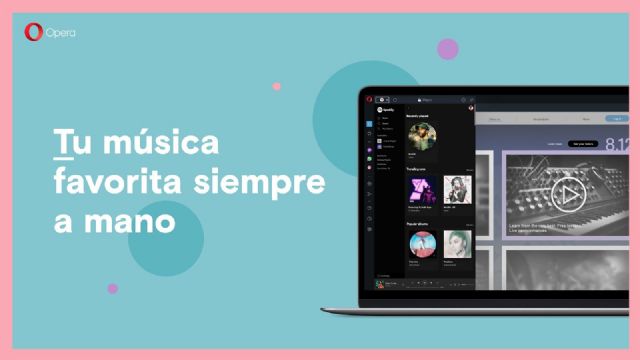 Opera incluye acceso instantáneo a Spotify, Apple Music y YouTube Music en la barra lateral de su navegador - 1, Foto 1