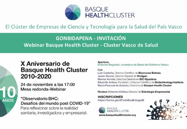 Desafíos del mundo post-COVID 19: análisis de la realidad sanitaria, investigadora y económica de Euskadi - 1, Foto 1