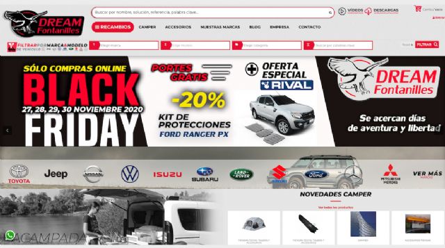 Dream-Fontanilles lanza el e-commerce de offroad y camper más completo del mercado - 1, Foto 1
