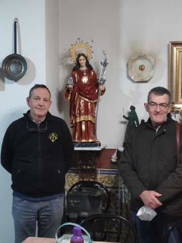 La Asociacin de la Virgen y Mrtir Santa Eulalia de Mrida dona una imagen de Santa Eulalia al GACA XI - 7