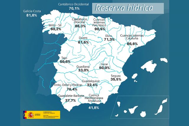 La reserva hídrica española se encuentra al 50,2 por ciento de su capacidad - 1, Foto 1
