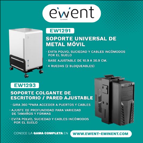 Ewent da las claves para mantener los espacios de trabajo ordenados - 1, Foto 1