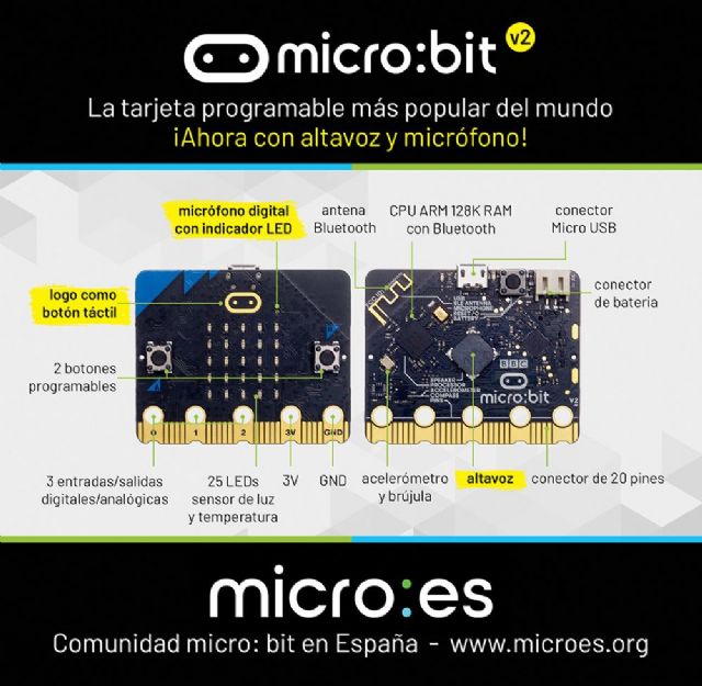 Nueva micro:bit v2 ya disponible en España - 1, Foto 1