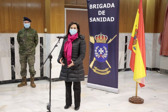 La Brigada de Sanidad informa a la ministra de su intensa intervención en la ola de frío - 1, Foto 1
