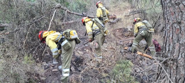 Se da por controlado el incendio forestal declarado en el día de ayer en la Sierra de Carrascoy - 1, Foto 1