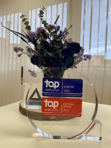Angelini Pharma España, certificada de nuevo como compañía Top Employer - 1, Foto 1