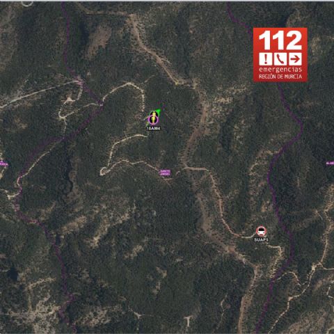 Un ciclista herido al sufrir una caída en la carretera de subida al Pico Relojero - 1, Foto 1