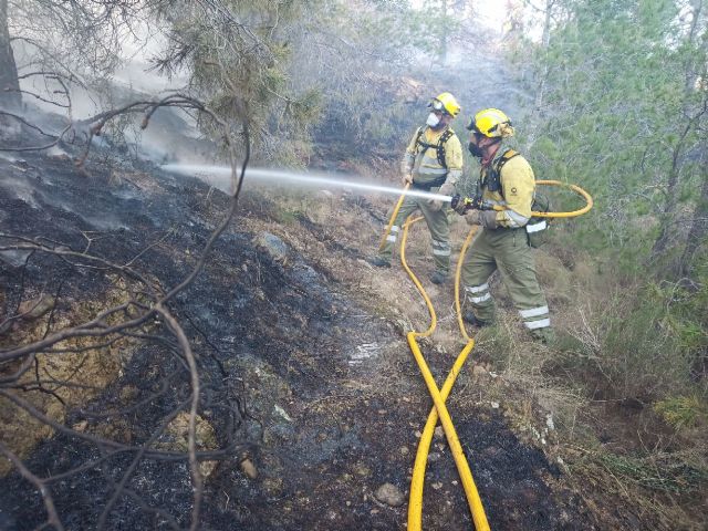 Incendio forestal declarado en el monte Miravete - 1, Foto 1