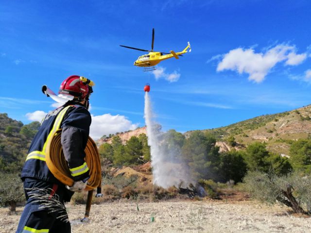 Conato de incendio forestal declarado junto al embalse del Mayés, en Ojós			 - 1, Foto 1