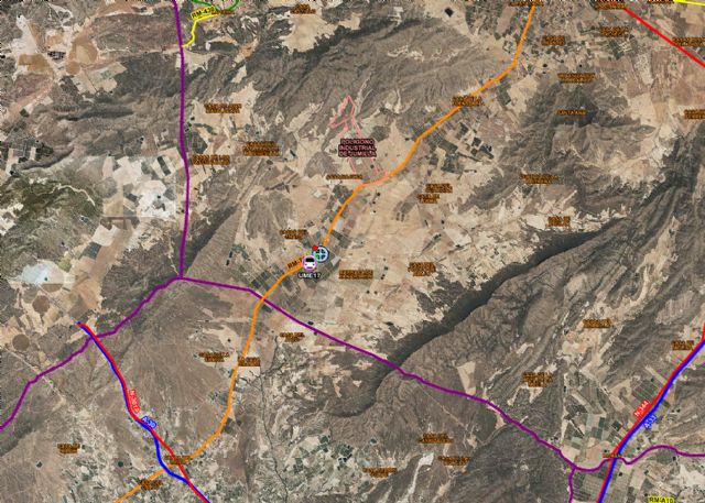 Accidente de tráfico entre dos camiones ocurrido en la carretera de Jumilla a Venta El Olivo - 1, Foto 1