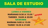 La Sala de Estudio del Centro Sociocultural 'La Crcel' retoma su horario habitual de mañanas y tardes